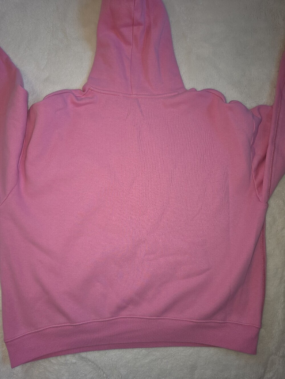 SKIMS Cotton Fleece Pullover Hoodie Bubblegum Pink XL Sold Out Rare - Picture 4 of 5